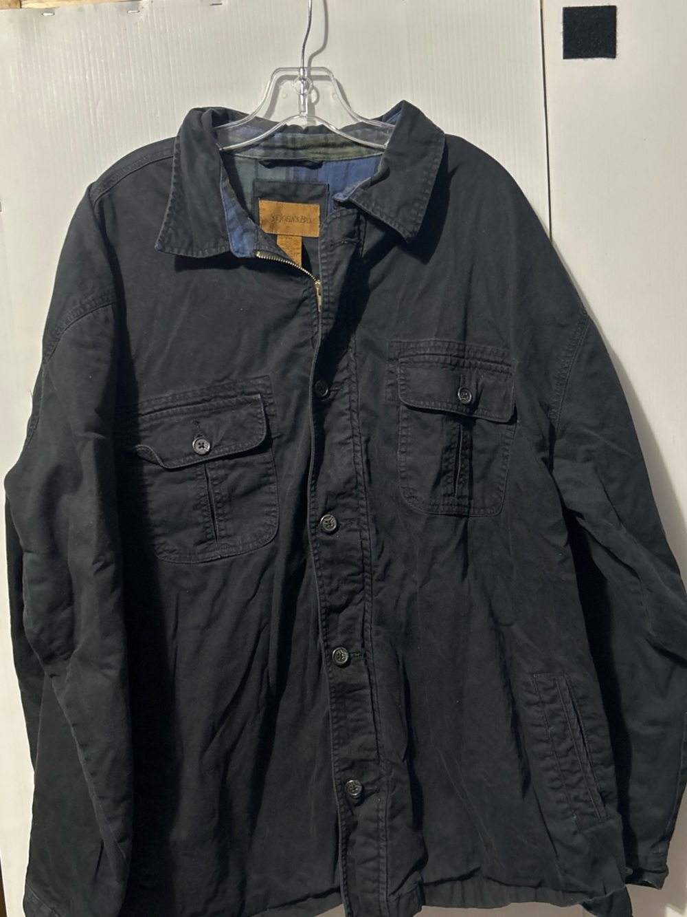 St. John's Bay Black Military Field Jacket